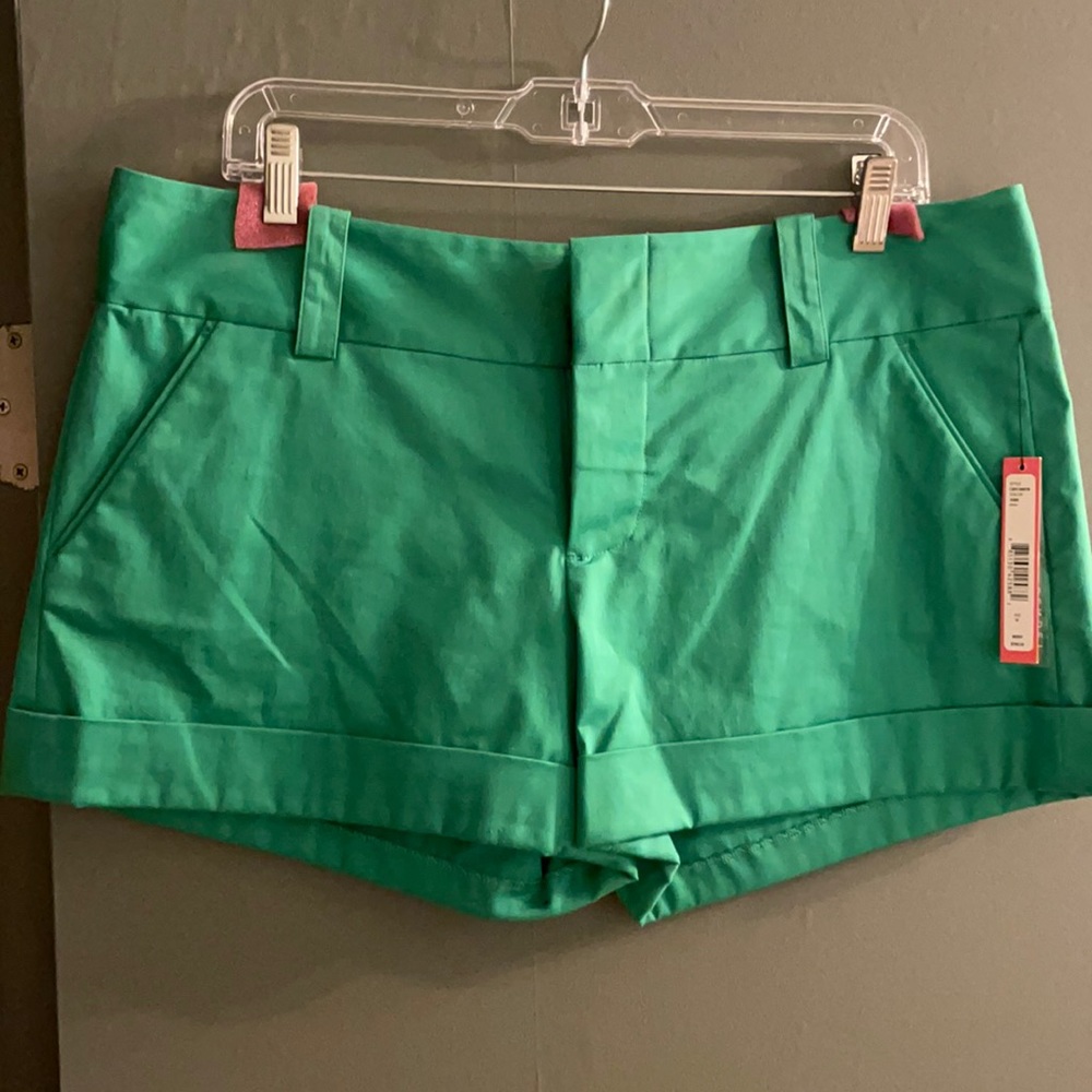 Alice & Olivia Green Size 12 Shorts